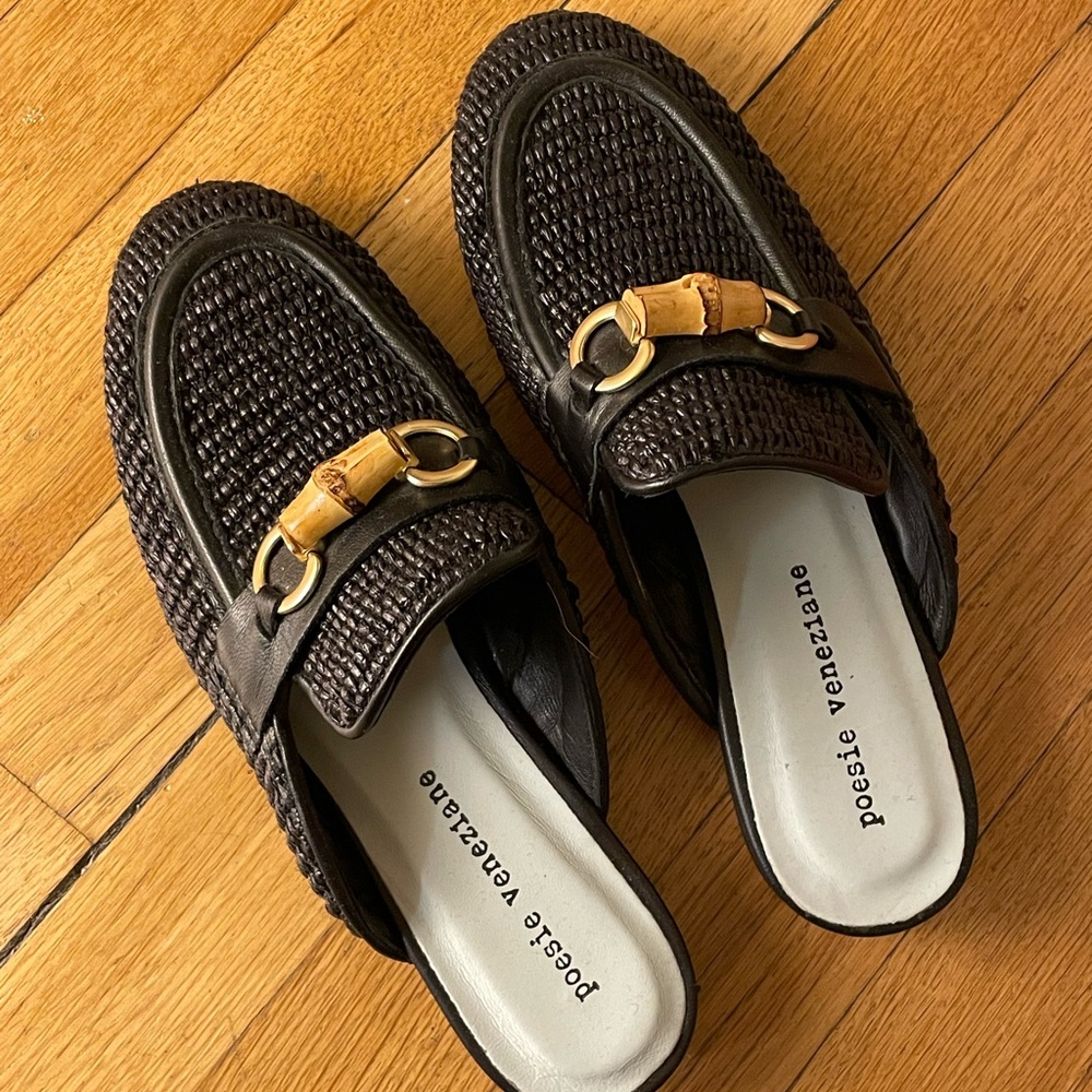 Italian slippers leather sole super comfy